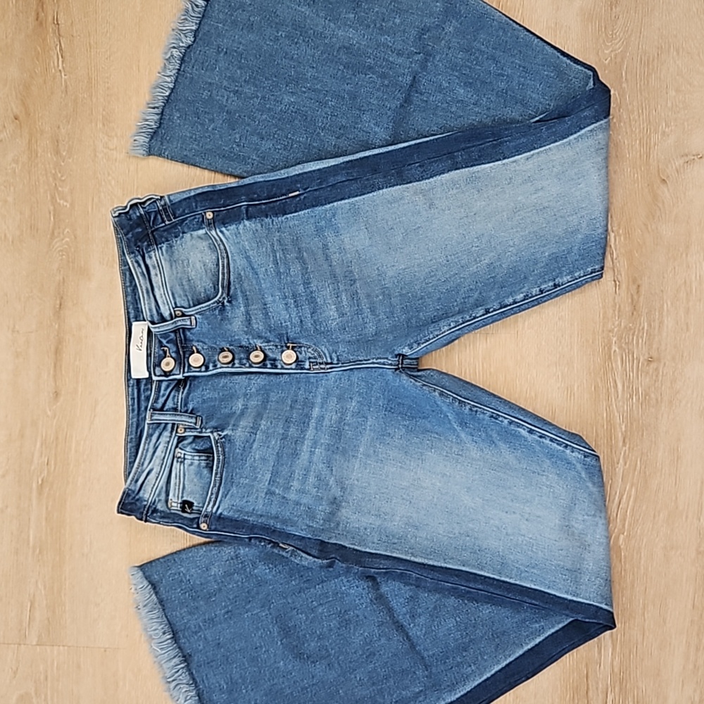 Kancan Flared Button Fly Jeans